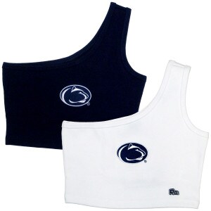 women's navy and white senior tops with Penn State Athletic Logos